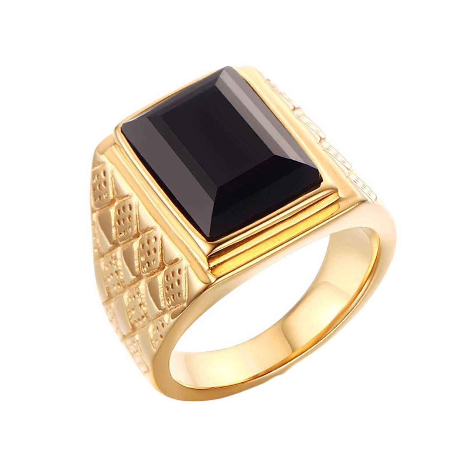 .*・゜PONO.゜・*.オーダー Homxi Mens Ring Engraving Men Promise Rings Stainless Steel